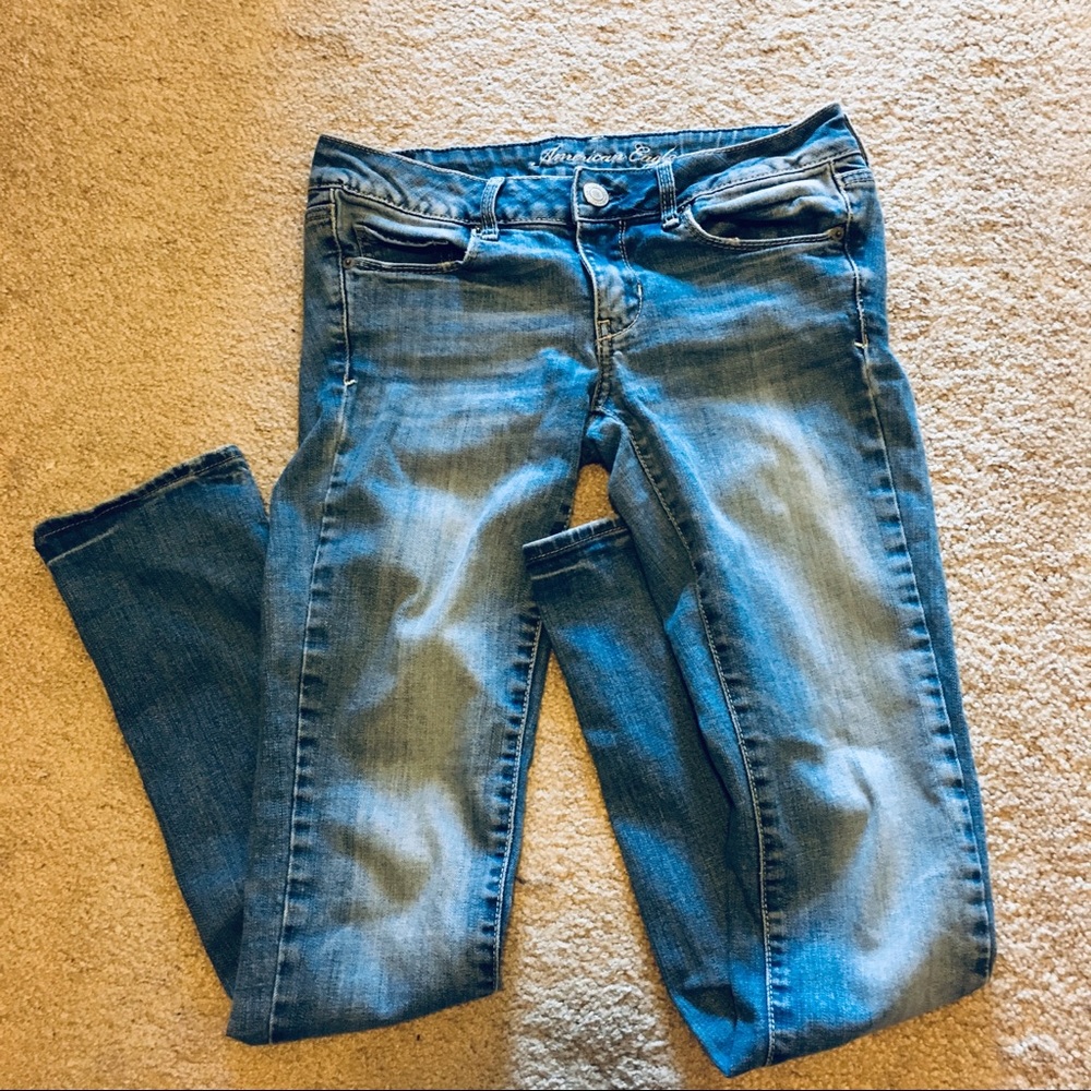 ♥️AEO Skinny Jeans sz 6 long